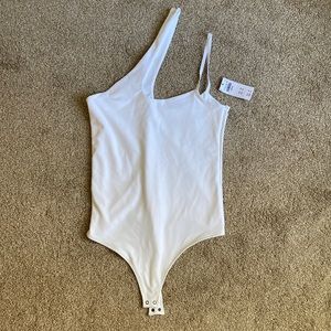 White Abercrombie bodysuit